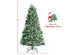 7 Foot Snow Flocked Artificial Christmas Tree w/ 1139 Glitter PE & PVC Tips 