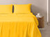 4-Piece Microfiber Sheet Set (Yellow/Full)