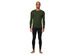 32 Degrees Men's Base Layer Crew Neck Shirt Olive Size Small