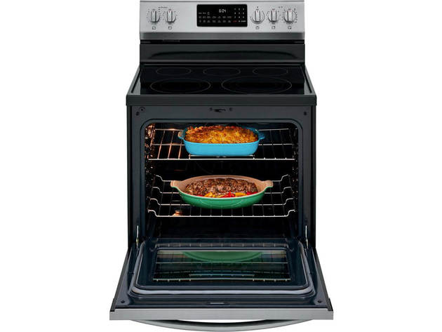 Frigidaire Gallery GCRE3060AF 5.7 Cu.Ft. Stainless Electric Range with Air Fry