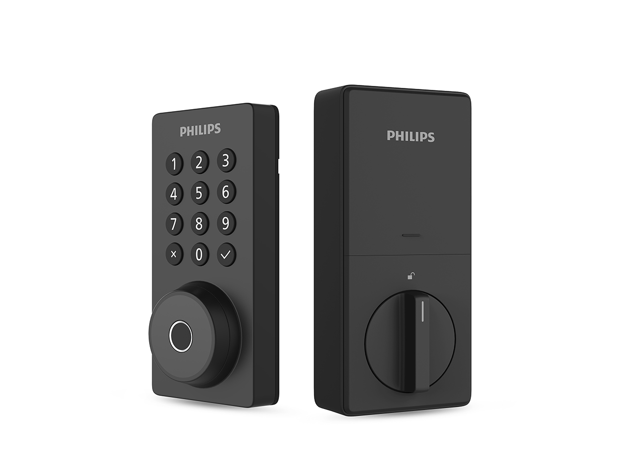 Philips 4000 Series Touchscreen Fingerprint Smart Deadbolt (Matte Black)