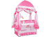 Costway Portable Baby Playpen Crib Cradle Bassinet Changing Pad Mosquito Net Toys w Bag - Pink