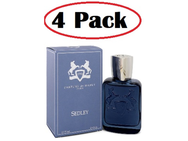 4 Pack of Sedley by Parfums De Marly Eau De Parfum Spray 2.5 oz