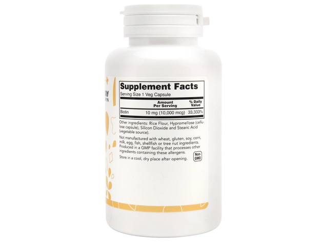 LuckyVitamin - Biotin 10000 mcg. - 120 Veg Capsules
