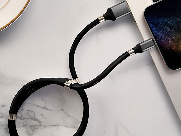 Aduro Fidget Magnetic Self-Winding MFi Lightning Cable