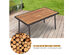 Costway 4 Piece Patio Rattan Furniture Set Outdoor Conversation Set Coffee Table w/Cushions - Brown