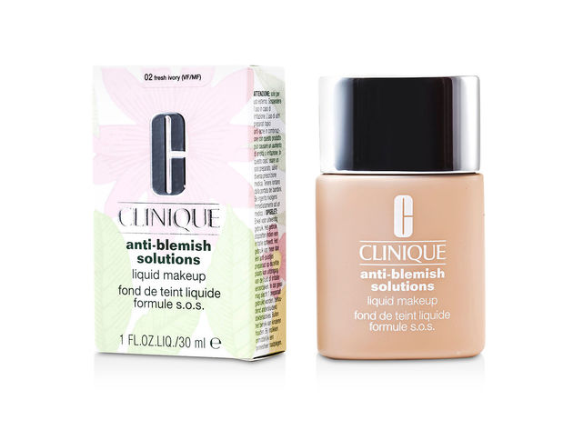 CLINIQUE by Clinique Anti Blemish Solutions Liquid Makeup - # 02 Fresh Ivory --30ml/1oz for WOMEN ---(Package Of 5)