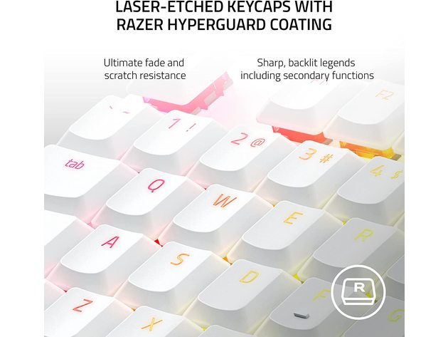 Razer DeathStalker V2 Pro Wireless TKL Linear Red Optical Switch RGB Keyboard (Refurbished)