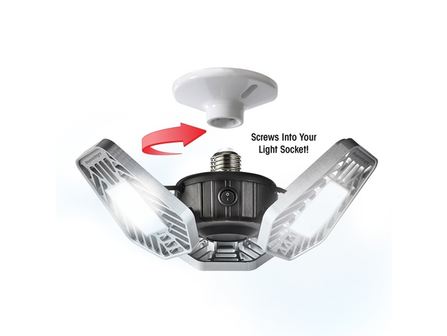 Beyond Bright LED Garage Light As Seen on TV, The Ultra Bright LED Light that Brightens Up Any Space (New Open Box)