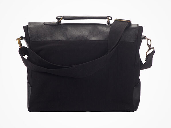 FYL Messenger Bag with Built-In Charger (Black) | spoiled NYC Shop