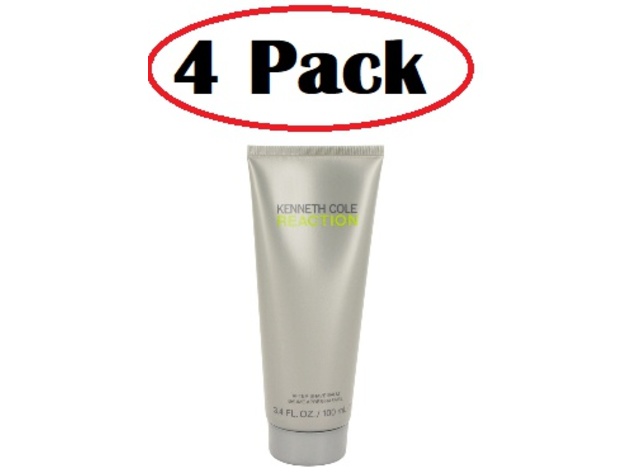 4 Pack of Kenneth Cole Reaction by Kenneth Cole After Shave Balm 3.4 oz