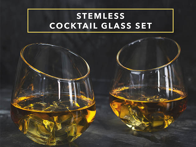 Crescent Cocktail Glasses (Set of 4)