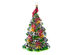 MacKenzie-Childs Glass Ornament - Happy Holidays Tree