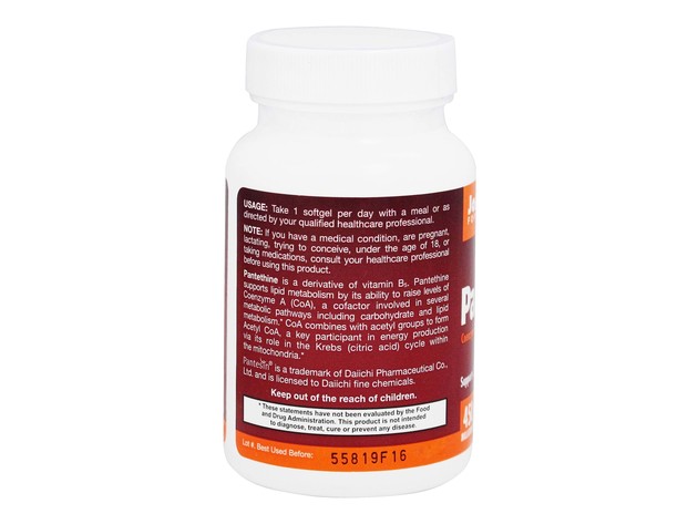 Jarrow Formulas - Pantethine 450 mg. - 60 Softgels