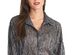 Rachel Rachel Roy Women's Ben Metallic Textured Top Silver Size Extra Large