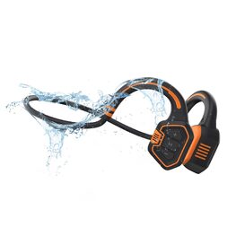 Wave Open-Ear Bone Conduction Headphones Orange
