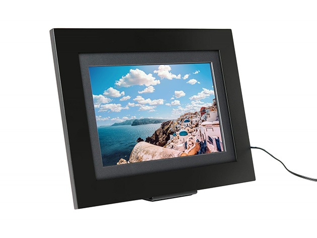 SimplySmartHome 14" Friends & Family Cloud Frame Smart Decor - Black (Refurbished)