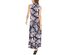 INC International Concepts Women's Printed Maxi Dress Black Size Large