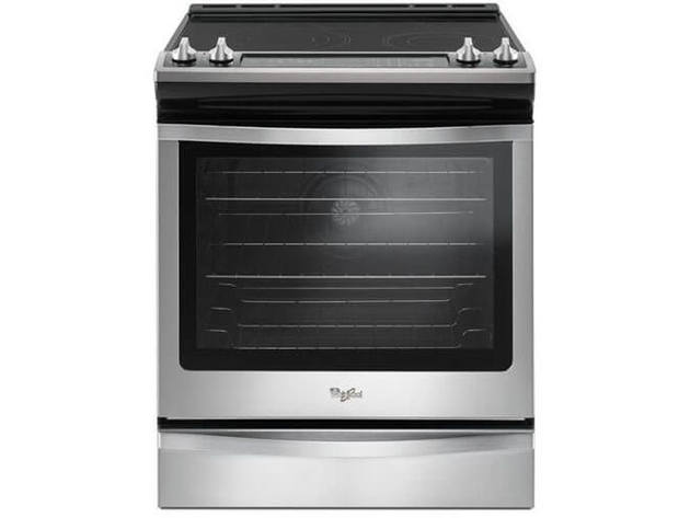 Whirlpool WEE745H0FS 6.4 cu. ft. Stainless Steel True Convection Electric Range