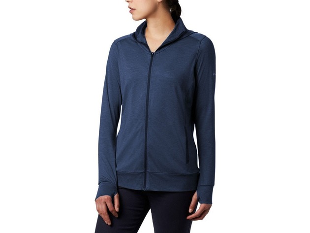 Columbia Women's Blue Place To Place Full Zip Large | StackSocial