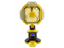 Q-Beam® Cyclone Combination Rechargeable LED Work Light & Fan