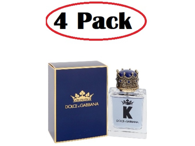 4 Pack of K by Dolce & Gabbana by Dolce & Gabbana Eau De Toilette Spray 1.6 oz