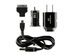 Micro USB Wall and Car Charger for Samsung S2,S3,S4 & iPhone 4, includes Micro USB and  Apple 30 Pin Cable