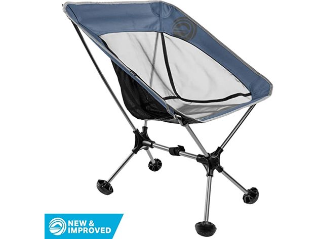 Wildhorn Terralite Heavy Duty Outdoor Folding Camp Chair, Deep Blue/Graphite