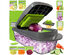 8-Blade Veggie Chopper with Container