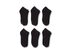 Men Low Cut Ankle Socks 9-11 Available in Black and White - Bulk Wholesale Packs - Black