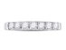 1/2 Carat (ctw H-I, I1-I2) Diamond Wedding Band in 14K White Gold - 8