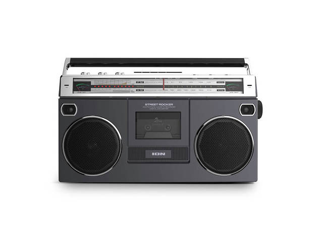 Ion Audio STREETROCKER Street Rocker Portable Retro-Style Stereo Boombox with Wireless Streaming