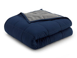 Weighted Anti-Anxiety Blanket (Grey/Navy)