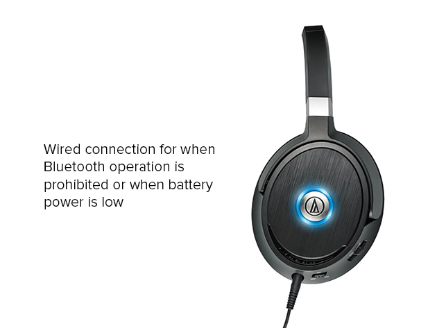 Audio-Technica ATH-ANC70 QuietPoint Active Noise-Cancelling Headphones (Certified Refurbished)