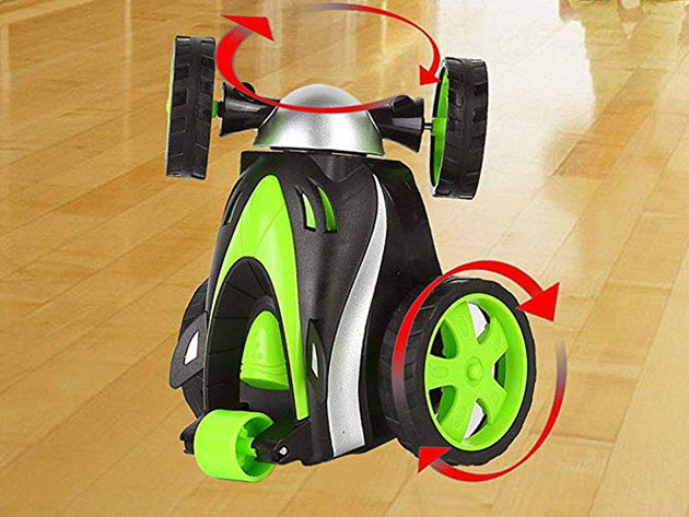 Wireless Remote Control Flip Wheels Toy Car