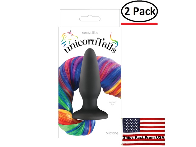 ( 2 Pack ) Unicorn Tails - Rainbow