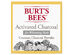 Burt's Bees Activated Charcoal Powder for Whitening Teeth, Paraben Free, Made Without Sodium Lauryl Sulfate, 0.7 Ounce