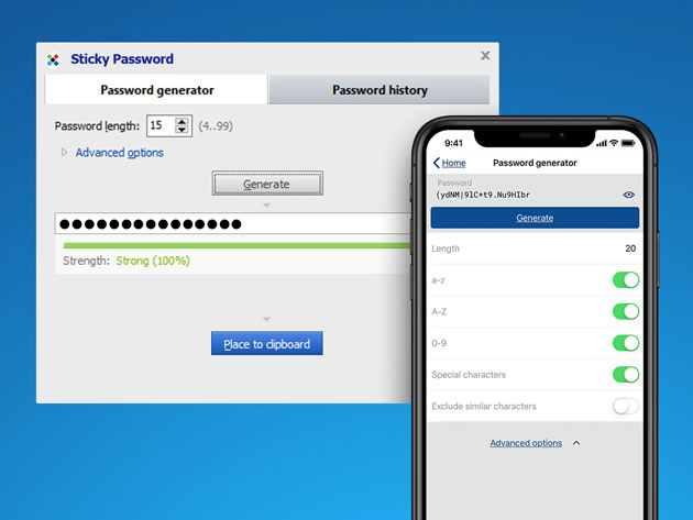 Sticky Password Premium: Lifetime Subscription (1 Account)