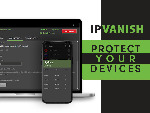 IPVanish VPN: 1-Yr Subscription