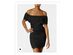 Material Girl Juniors' Off-The-Shoulder Lace Ruffle Bodycon Dress Black Size Large
