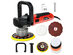 Costway 6'' Electric Dual Action Orbital Polisher Sander Kit w/ 6 Variable Speeds - Red + Black