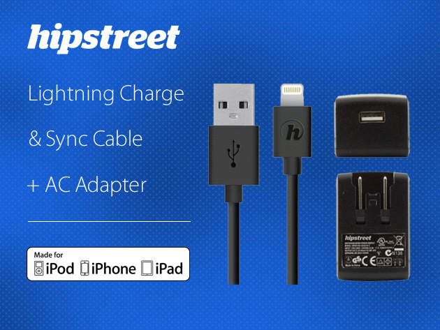 The Apple-Approved Lightning Cable + AC Charger (Canada)