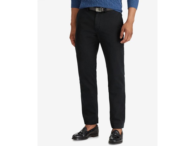 Polo Ralph Lauren Men's Classic-Fit Bedford Chino Pants Black Size 33x30