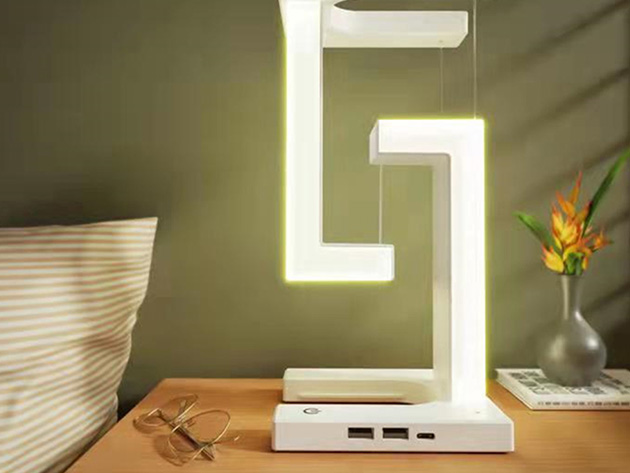 Magic Floating Lamp with Wireless Charging
