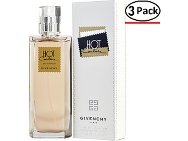 Hot Couture By Givenchy By Givenchy Eau De Parfum Spray 3.3 Oz For Women (Package Of 3)