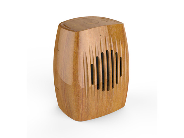 Wood grain clearance bluetooth speaker