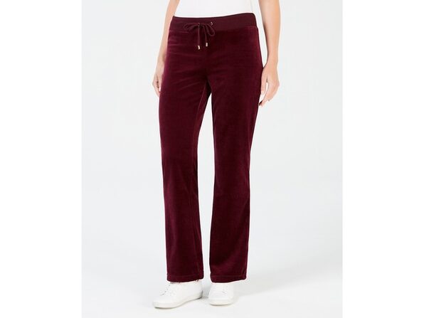 charter club velour pants