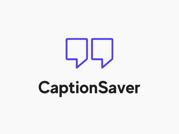 Stack Social Deal for CaptionSaver Pro: Lifetime Subscription