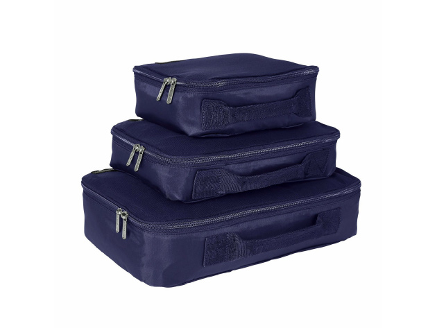 Genius Pack Compression Packing Cubes Set (Navy)