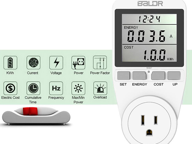 BALDR U.S. Home Electricity Usage Meter (Single Tariff)